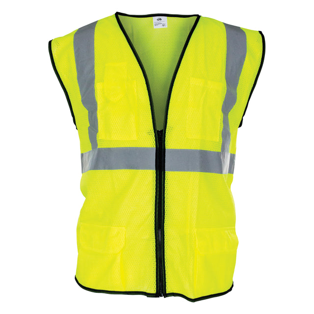 SAS 690-2210 ANSI Class-2 Surveyor's Vest Yellow, X-Large Main Image