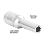 OEMTOOLS 22340 1/4 Inch 3/8 Inch Drive Deep Wall Socket Additional Image 2