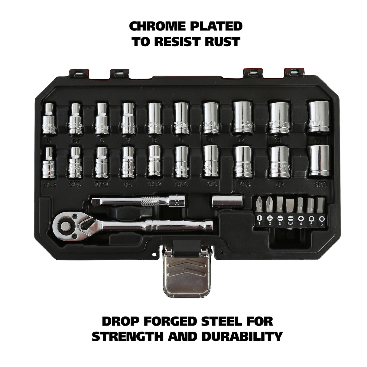 GreatNeck 73803 Mechanics Tool Set Additional Image 2