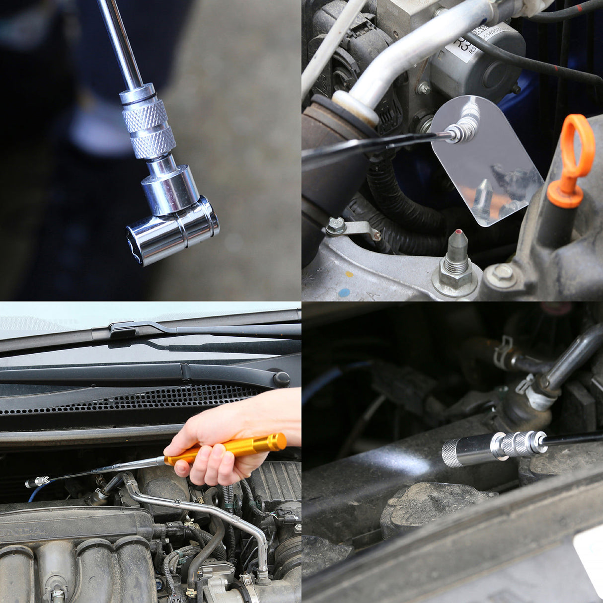 GreatNeck 74222 Lighted Pick-Up Tool with Mirror Additional Image 8