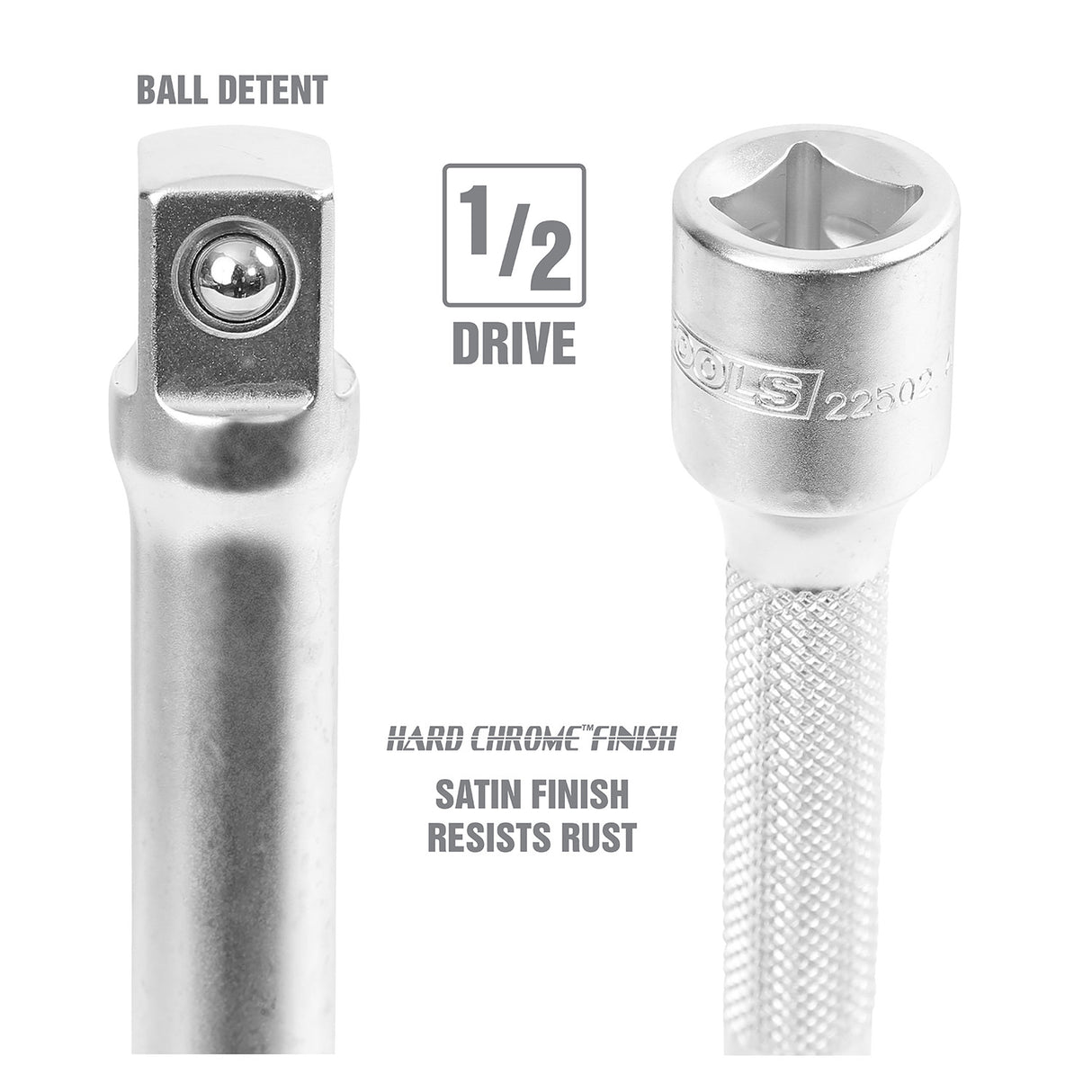 OEMTOOLS 22502 1/2 Inch Drive Extension (10 Inch) Additional Image 2