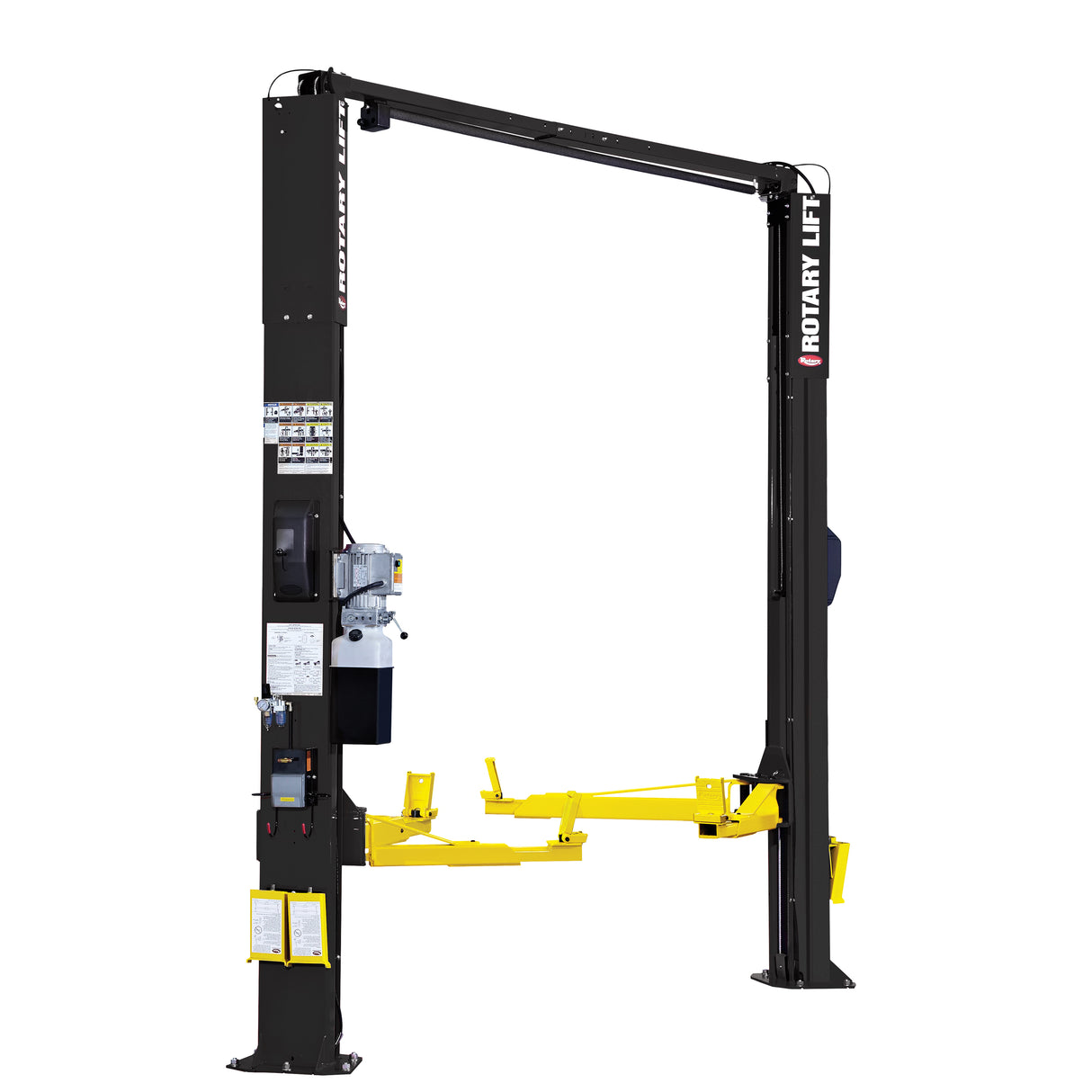 Rotary Lift SPOA10-AV 10,000 Lb. 2-Post Asymmetric Lift with AV Arms - Black Main Image