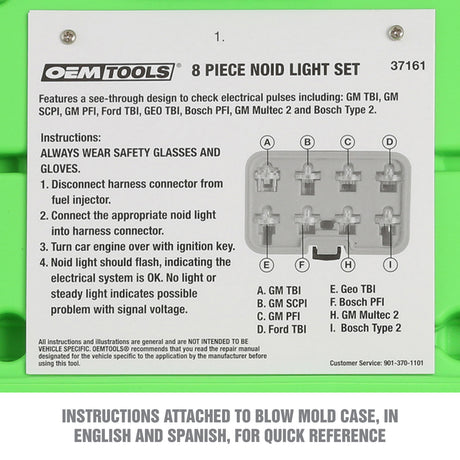 OEMTOOLS 37161 8 Piece Noid Light Set Additional Image 5