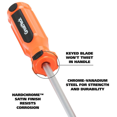 GreatNeck 73230 T30 x 6 Inch Star Round Shank Screwdriver Additional Image 3