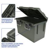Sheffield 12712 XL Field Box with Lift Out Storage Tray-Olive Drab Green Additional Image 3