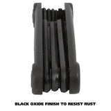 GreatNeck HEK9C Folding Hex Key Set (9 Piece SAE) Additional Image 4
