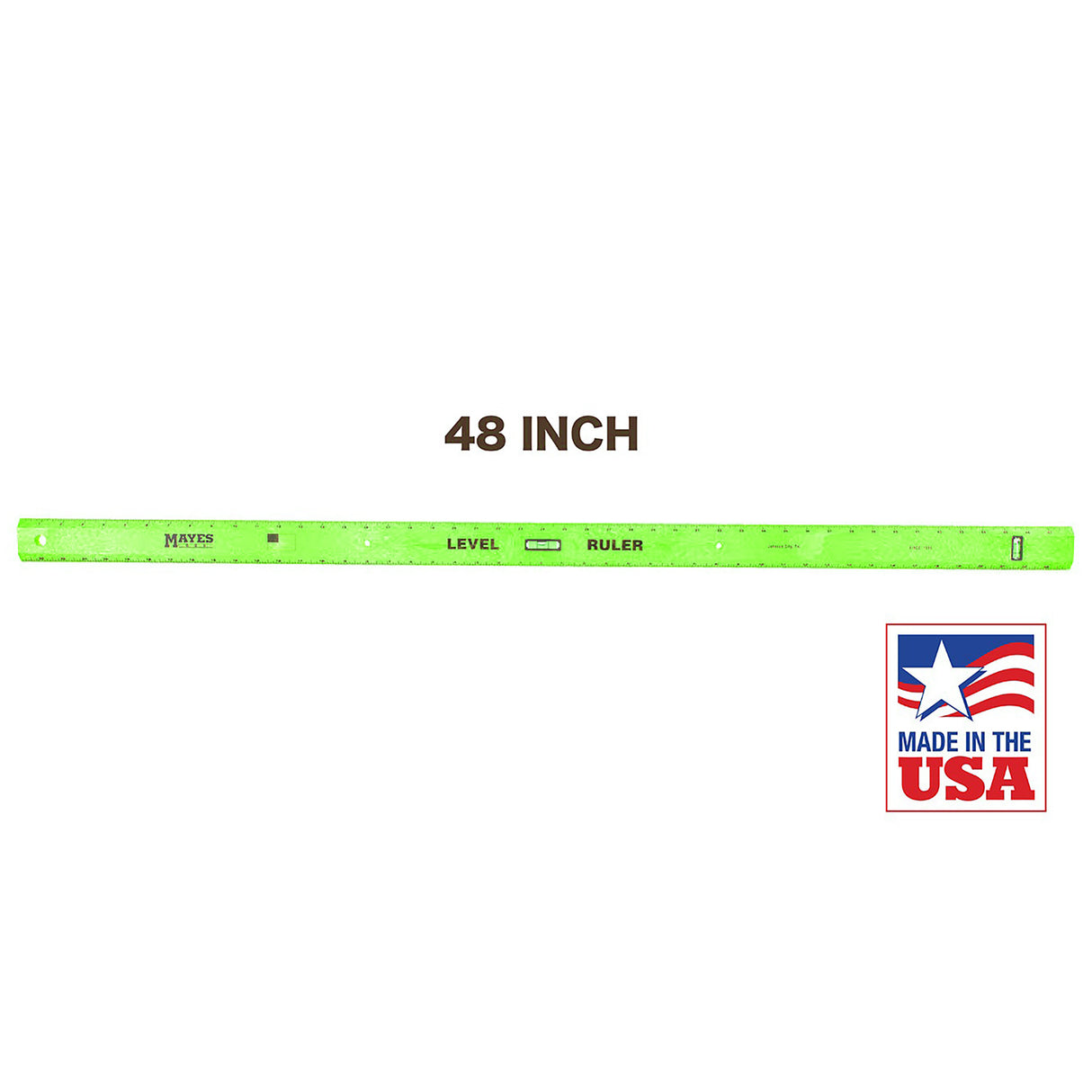 Mayes 10744 Polystyrene Level Rule (48 Inch) Additional Image 1