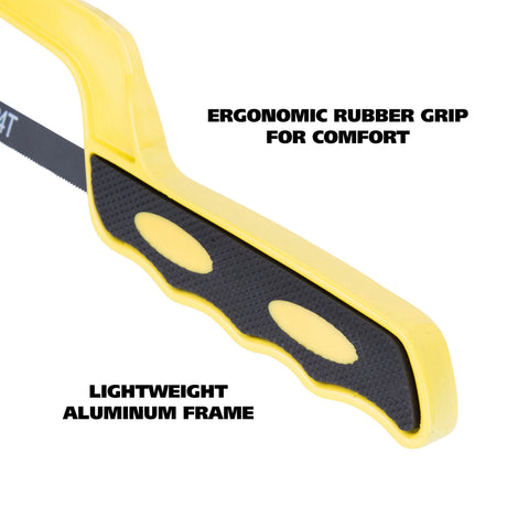 GreatNeck HF25 Aluminum Close Quarter Hacksaw (10 Inch) Additional Image 3