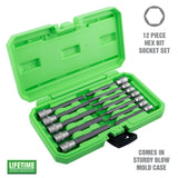 OEMTOOLS 23903 12 Piece Metric Magnetic Long Hex Bit Socket Set Additional Image 1