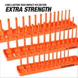OEMTOOLS 22418 6 Piece SAE and Metric Socket Tray Set (Orange and Black) Additional Image 4
