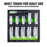OEMTOOLS 24040 10-Piece Flare Nut Socket Set Additional Image 5