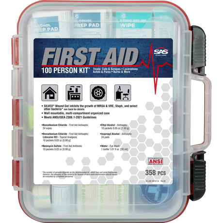 SAS Safety 6099-100 100-Person First Aid Kit Main Image