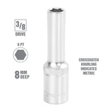OEMTOOLS 22322 8 mm 3/8 Inch Drive Deep Socket Additional Image 1