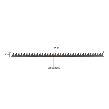 OEMTOOLS 22218 35 Wrench Organizing Rails Additional Image 1