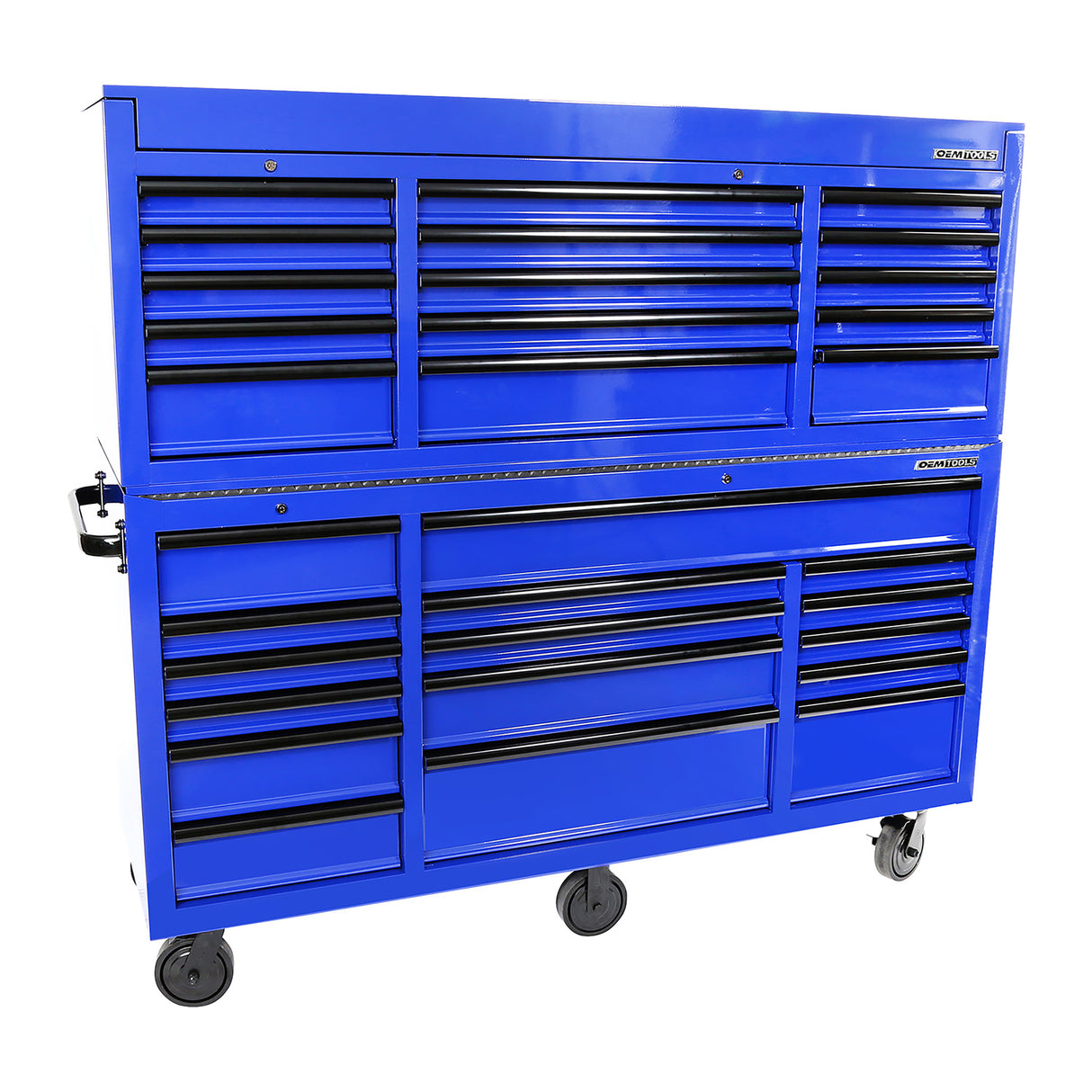 OEMTOOLS 24741 Professional Series 72 Inch Chest and Cabinet Set - Blue Main Image