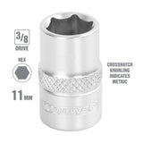 OEMTOOLS 22285 3/8 Inch Drive 6 Pt. Socket (11 mm) Additional Image 1