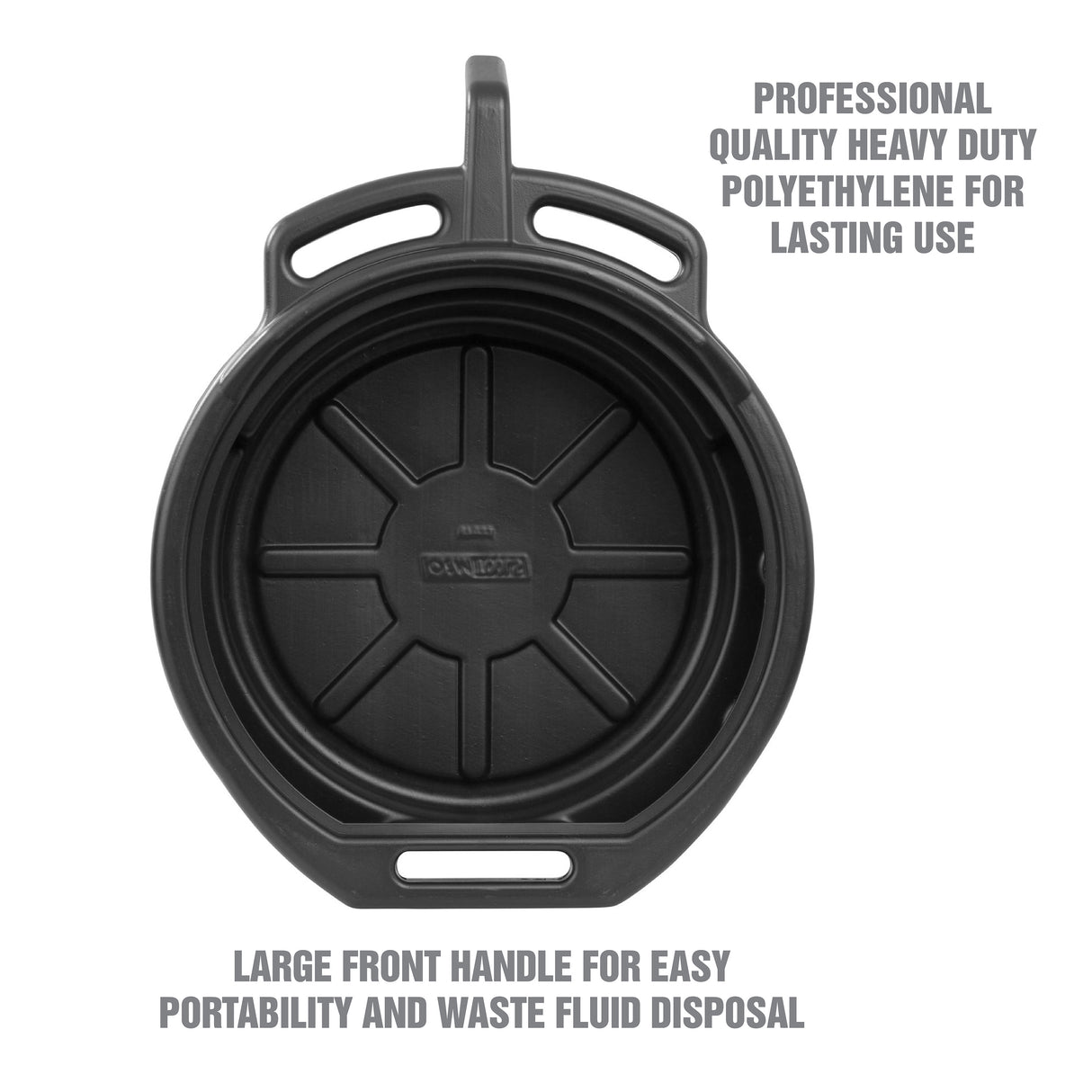 OEMTOOLS 87033 4 Gallon Oil Drain Pan - Black Additional Image 2
