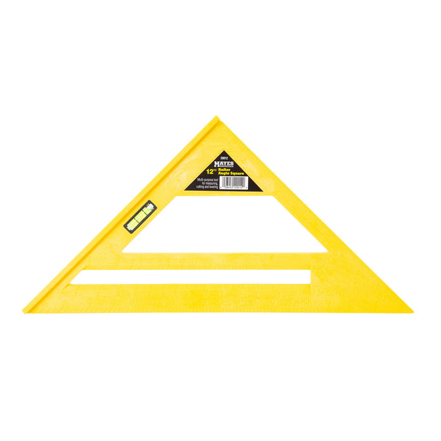 Mayes 20012 Polystyrene Angle Square (12 Inch) with Level Vial Main Image