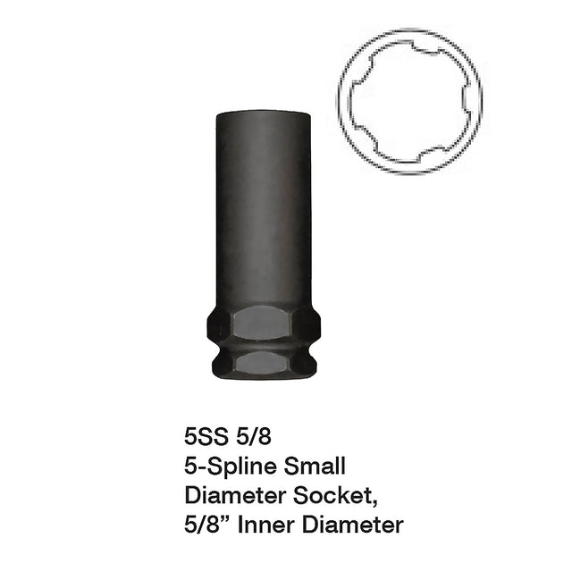 OEMTOOLS 24447HPK3 5SS 5/8in. 5-SPLINE (3-Pack) Main Image