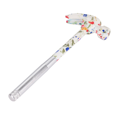 GreatNeck HA104004 5 in 1 White Floral Hammer and Screwdriver Set Additional Image 1