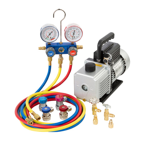 OEMTOOLS 68992 R134a & R1234yf Spark-Free Vacuum Pump Kit Main Image