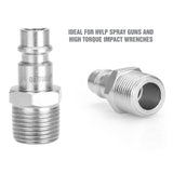OEMTOOLS 26133 High Flow 7 Piece Coupler & Plug Kit, 1/4in. Body, 3/8in. NPT Additional Image 5