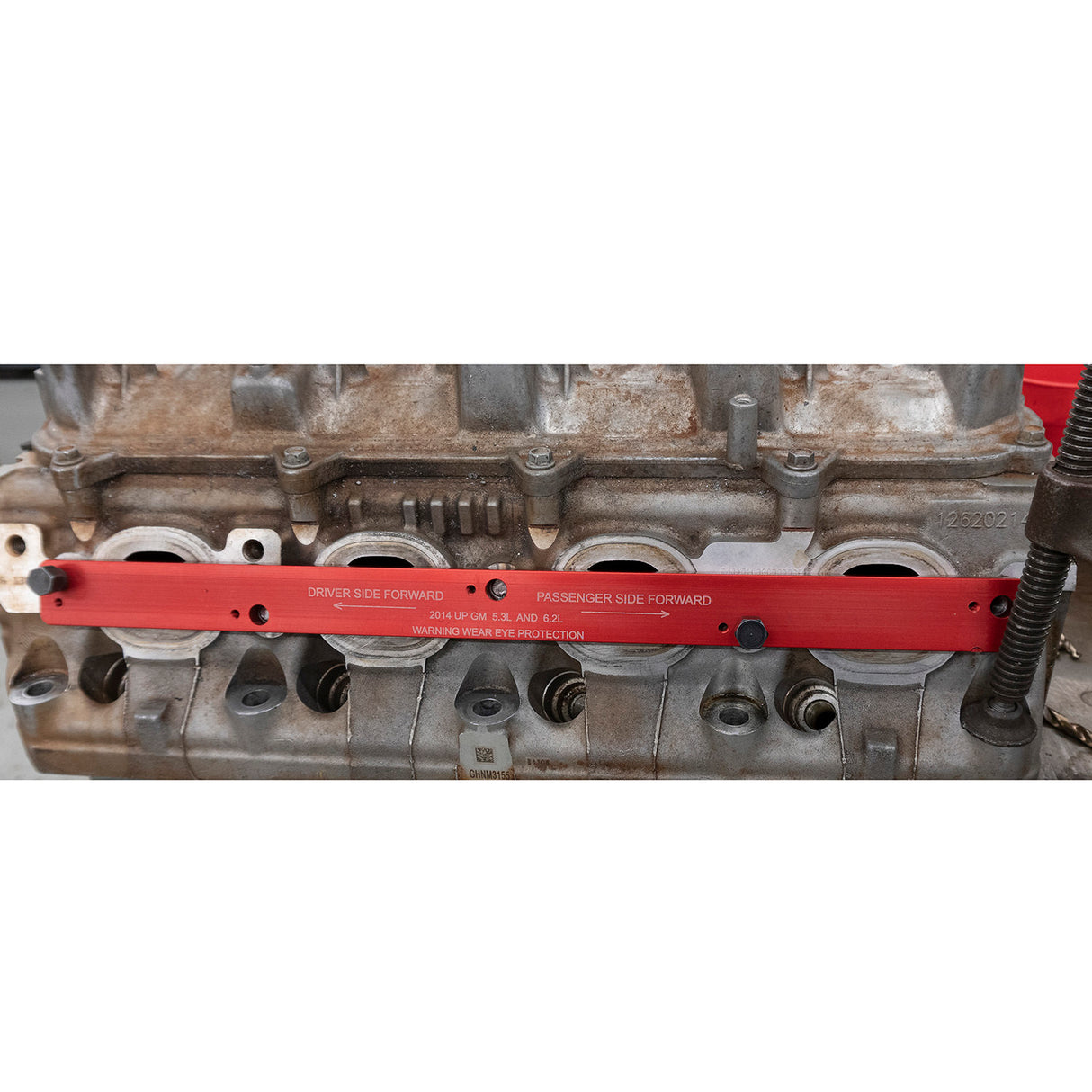 Lisle LIS71650 Manifold Drill Template for GM EcoTec3 5.3L & 6.2L Additional Image 1