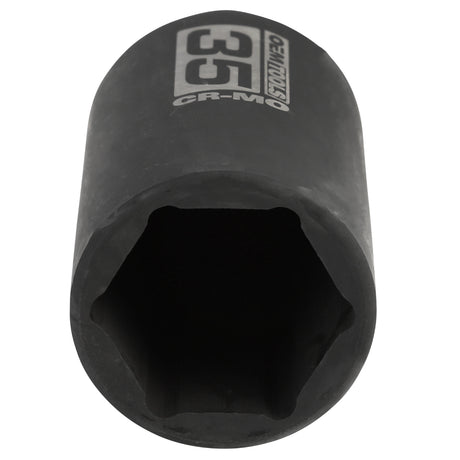 OEMTOOLS 25153 1/2 Inch Drive 6 Pt. Axle Nut Socket (35 mm) Additional Image 3