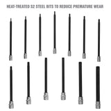 OEMTOOLS 23680 13 Piece Extra Long Star Bit Socket Set Additional Image 4