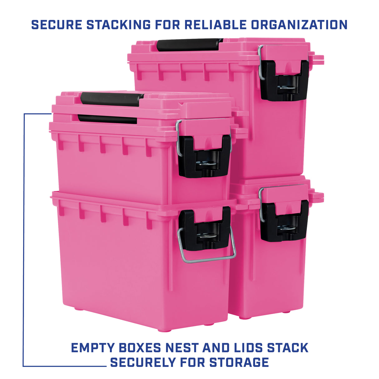 Sheffield 12631 Field Box- Pink, Made in the U.S.A. Additional Image 5