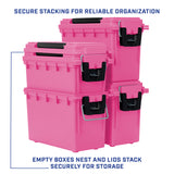 Sheffield 12631 Field Box- Pink, Made in the U.S.A. Additional Image 5
