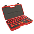 Titan 62100 24 Pc. 1/2 In. Dr. VDE Insulated Socket Set Main Image