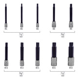 OEMTOOLS 23907 10 Piece Magnetic Long Triple Square Bit Socket Set Additional Image 3