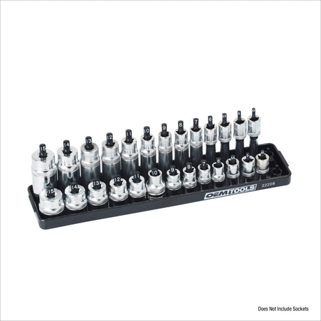 OEMTOOLS 22208 1/4in. Drive Socket Tray (Metric) Additional Image 1