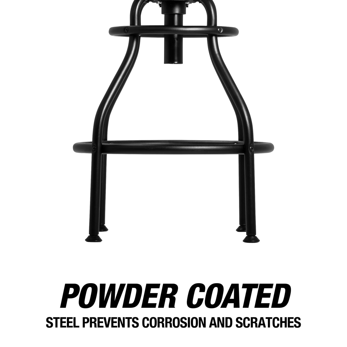 OEMTOOLS 25700 Double Ring Adjustable Stool With Backrest Additional Image 6