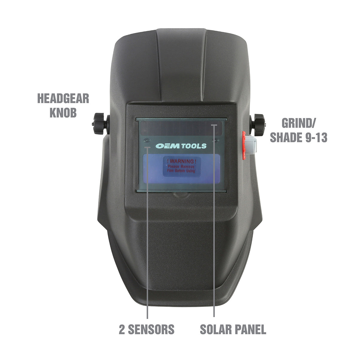 OEMTOOLS 24357 Automatic Darkening Welding Helmet Additional Image 1