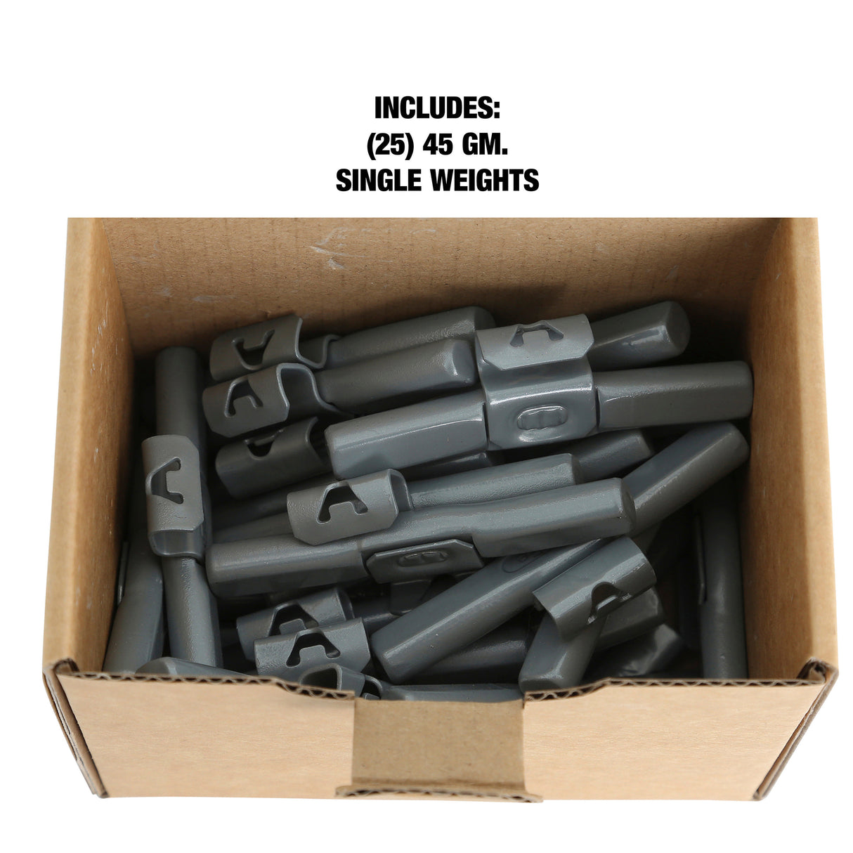 OEMTOOLS 23274 45 gm. FN Style Steel Wheel Weight - 1 Box of 25 Additional Image 4
