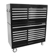 OEMTOOLS 24738 Professional Series 57 Inch Chest and Cabinet Set - Black Main Image