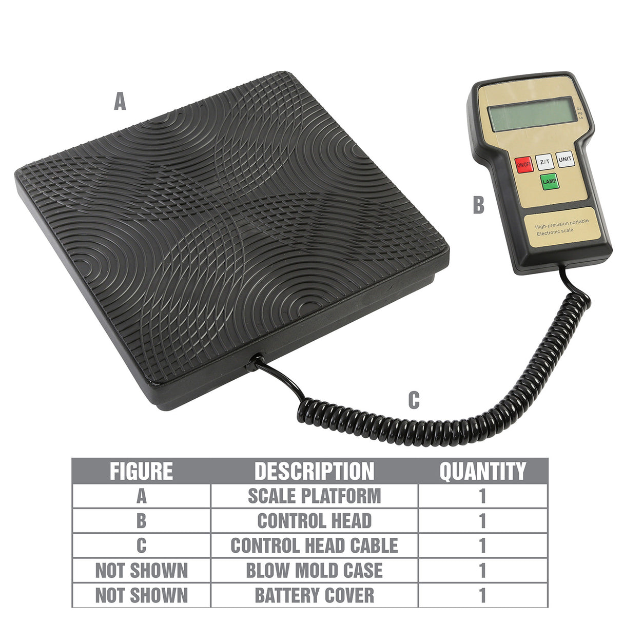 OEMTOOLS 24560 Digital Refrigerant Scale (240 Lb. Capacity) Additional Image 2