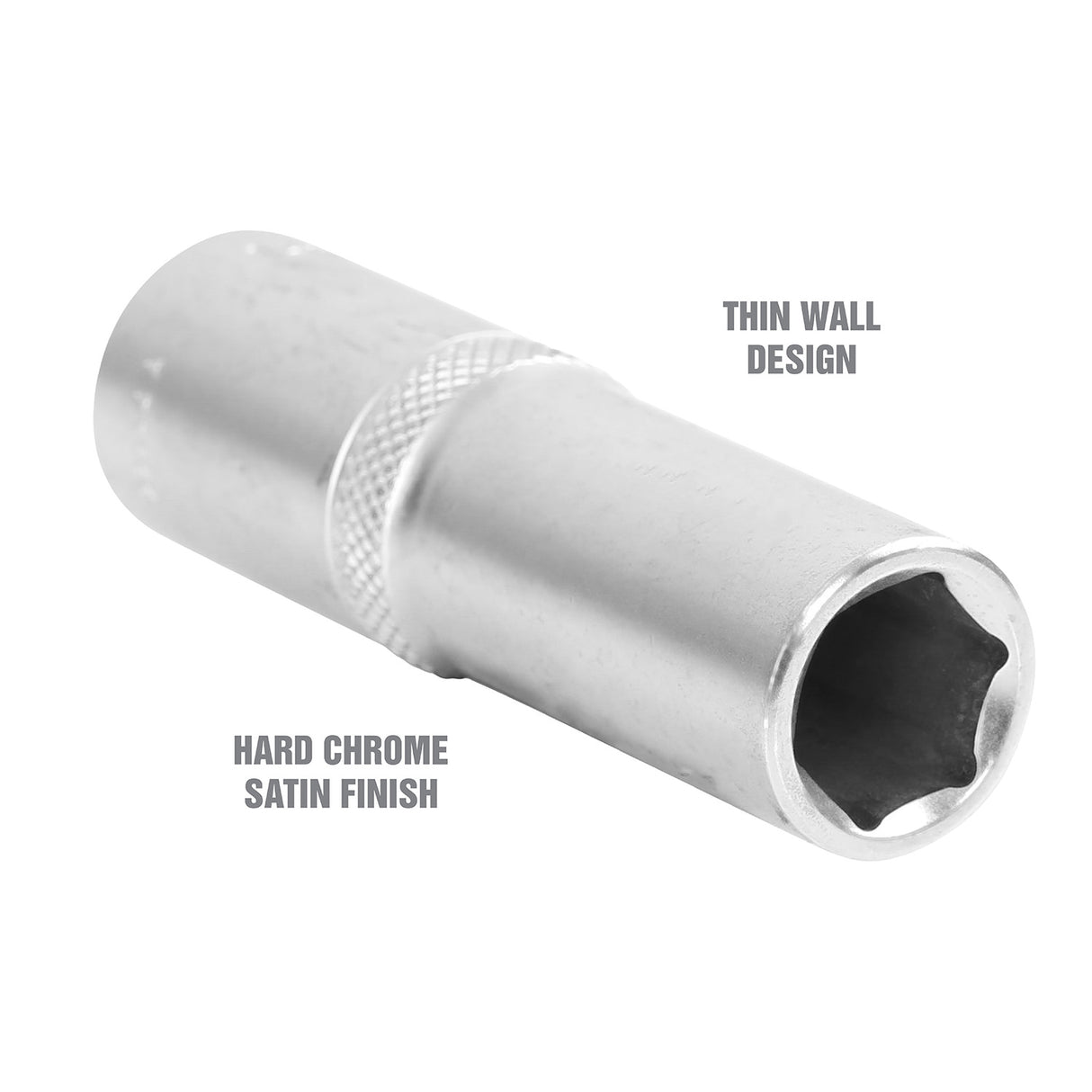 OEMTOOLS 22444 1/2 Inch Drive 6 Pt. Deep Wall Socket (14 mm) Additional Image 2