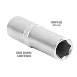 OEMTOOLS 22444 1/2 Inch Drive 6 Pt. Deep Wall Socket (14 mm) Additional Image 2