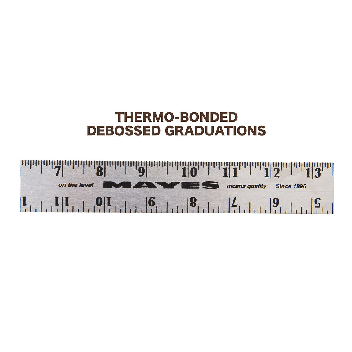 Mayes 10187 Straight Edge Aluminum Ruler (18 Inch x 1 Inch) Additional Image 4