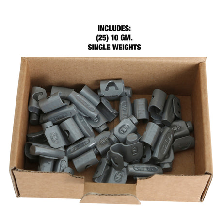 OEMTOOLS 23239 10 gm. FN Style Steel Wheel Weight - 1 Box of 25 Additional Image 4