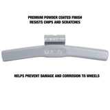 OEMTOOLS 23306 3.0 Oz. LH Style Steel Wheel Weight - 1 Box of 25 Additional Image 3