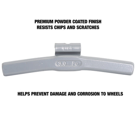OEMTOOLS 23306 3.0 Oz. LH Style Steel Wheel Weight - 1 Box of 25 Additional Image 3