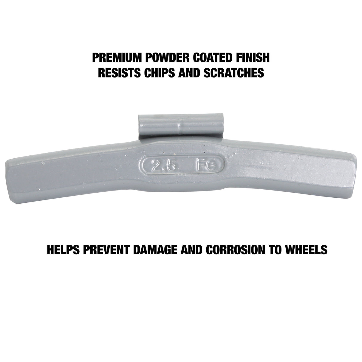 OEMTOOLS 23284 2.5 Oz. T Style Steel Wheel Weight - 1 Box of 25 Additional Image 3