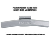 OEMTOOLS 23284 2.5 Oz. T Style Steel Wheel Weight - 1 Box of 25 Additional Image 3