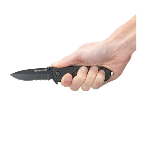 Sheffield Alloy Series 12870 Moab 3.5in. Auto Emergency Folding Knife Additional Image 4