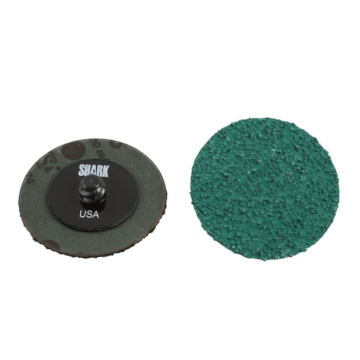 Shark Industries 12613 2in. Green Zirconia Twist-Lock Mini Grinding Discs, 36 Grit, 25 Pk. Additional Image 1