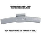 OEMTOOLS 23236 2.50 Oz. P Style Steel Wheel Weight- 1 Box of 25 Additional Image 3